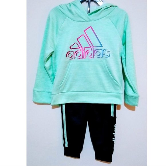 adidas Matching Sets Adidas Girls 2piece Jogger Hoodie Set With